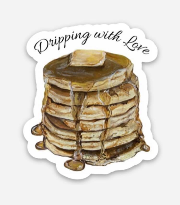 Dripping with love - 2" STICKER image 0