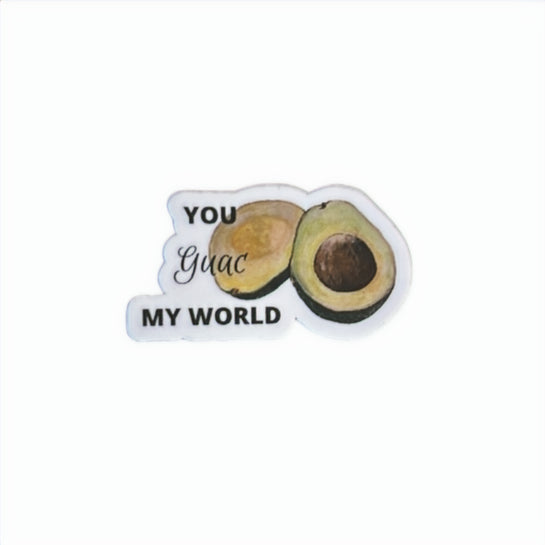 You Guac my World - 2" STICKER image 0