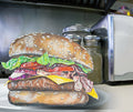 CHEESEBURGER in a realistic setting image 0