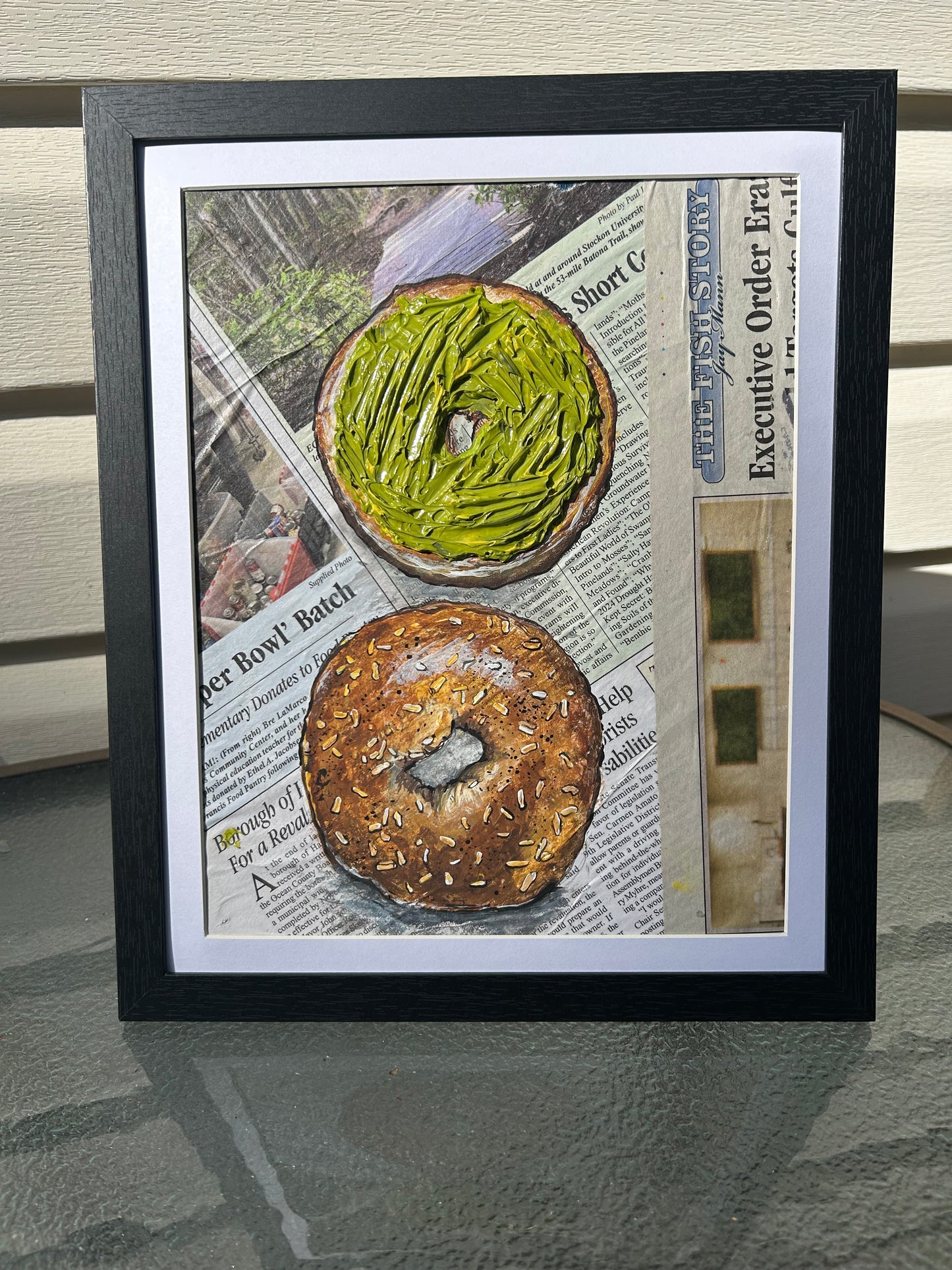 Bagel with Avocado Spread