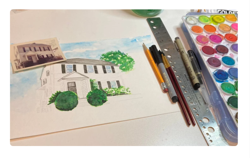 Custom House Portrait