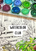 Watercolor Snail mail Club