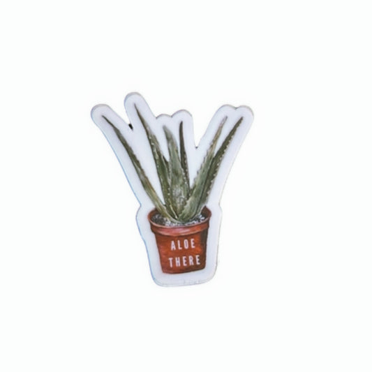 Aloe there - 2" STICKER image 0