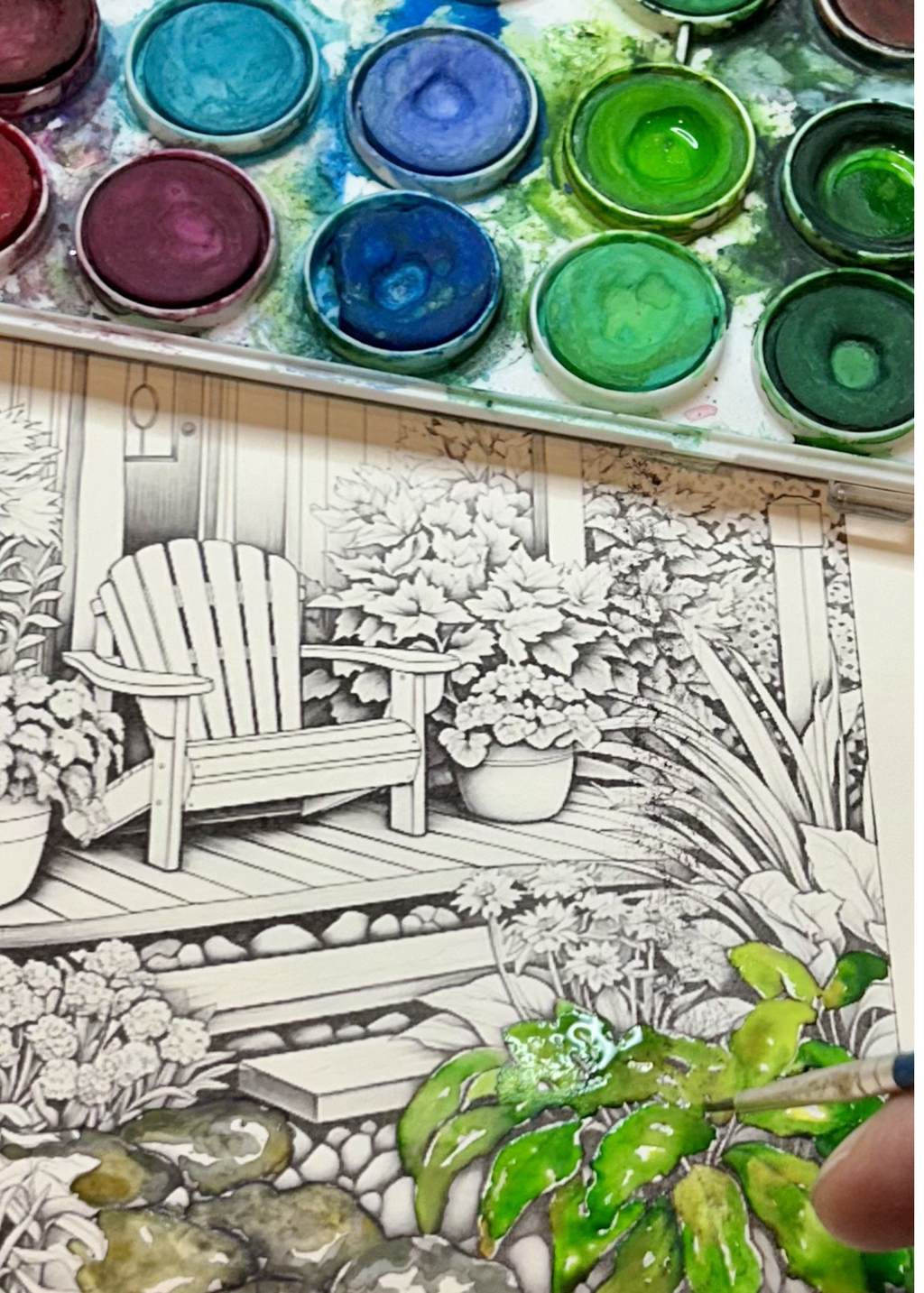 Watercolor Snail mail Club