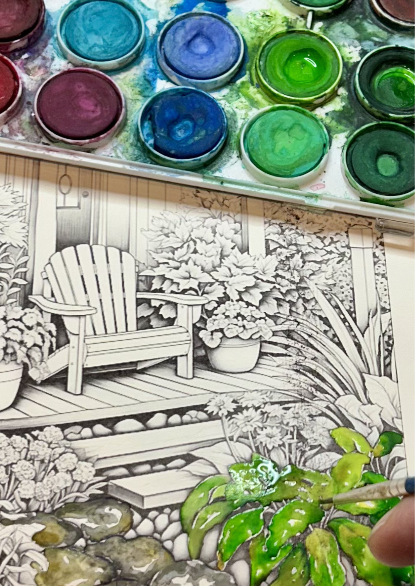 Watercolor Snail mail Club